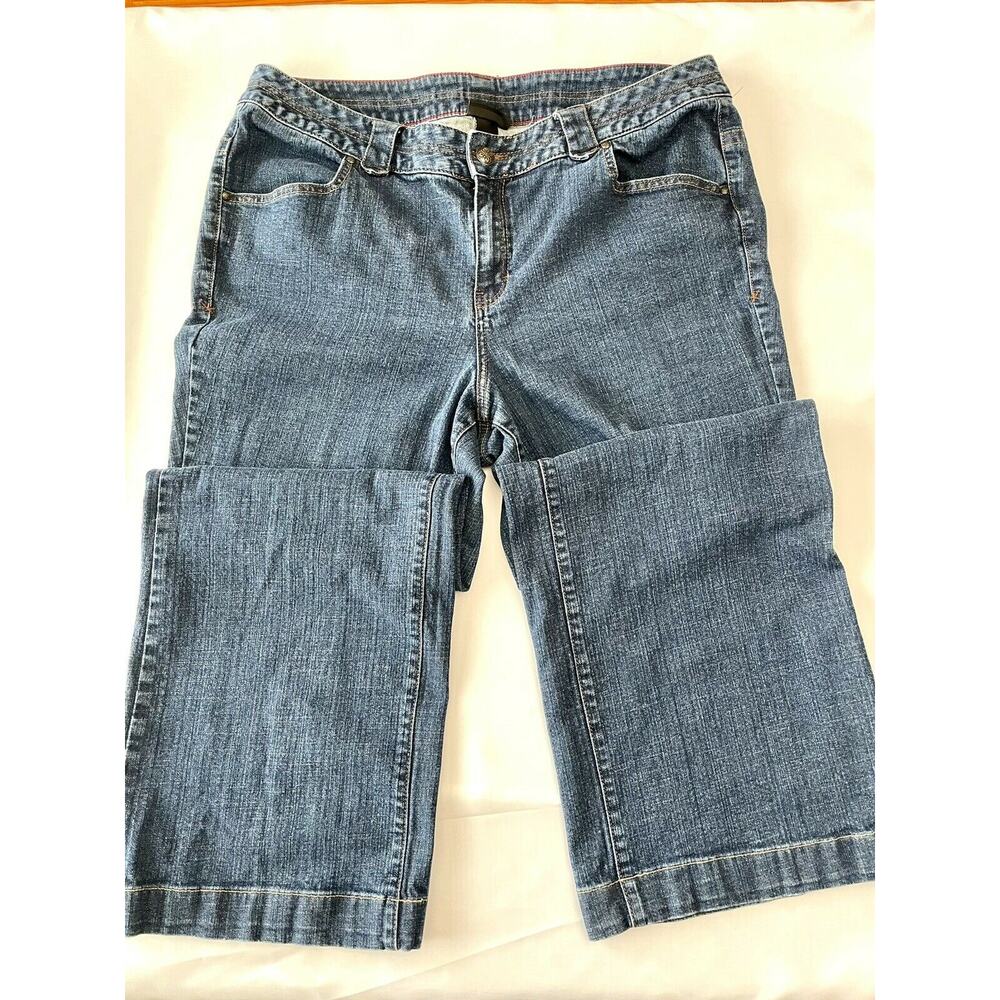 LANE BRYANT High Rise Boot Cut Blue Jeans Size 20 Average